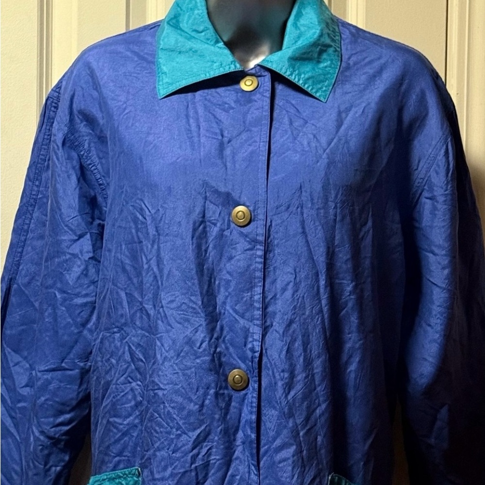 Atlantic Beach ~ Jacket ~ Women’s ~ 1X ~ Silk ~ Vintage